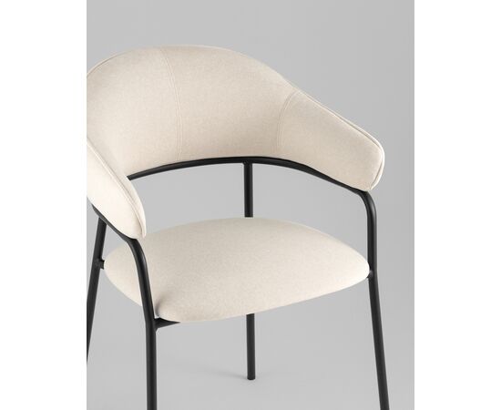 Стул обеденный Leya кремовый, изображение 8 | Интернет магазин мебели и декора LifeDekor