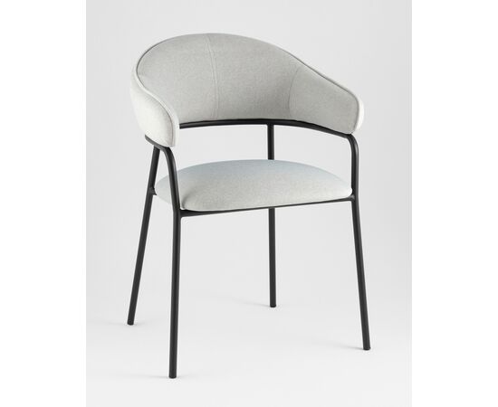 Стул обеденный Leya светло-серый, изображение 2 | Интернет магазин мебели и декора LifeDekor