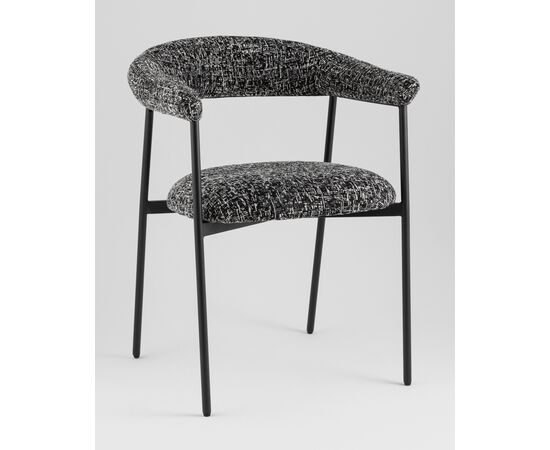 Стул обеденный Toko черно-белый, изображение 2 | Интернет магазин мебели и декора LifeDekor