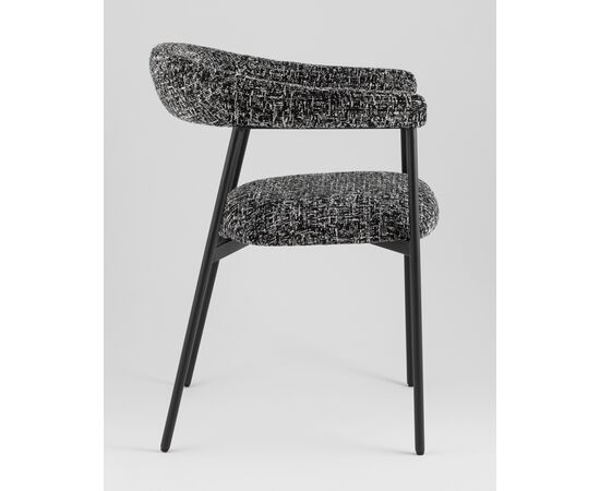 Стул обеденный Toko черно-белый, изображение 4 | Интернет магазин мебели и декора LifeDekor