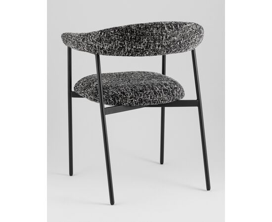 Стул обеденный Toko черно-белый, изображение 6 | Интернет магазин мебели и декора LifeDekor