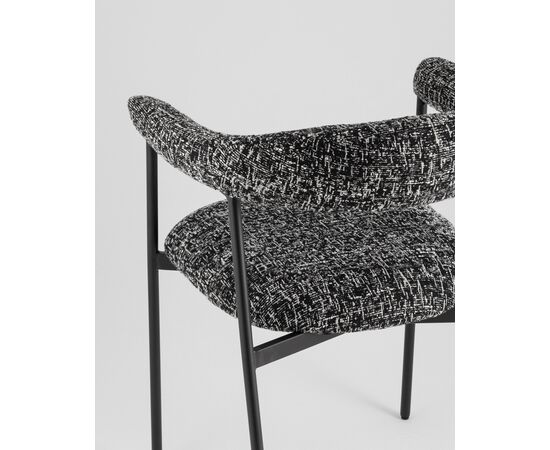 Стул обеденный Toko черно-белый, изображение 7 | Интернет магазин мебели и декора LifeDekor