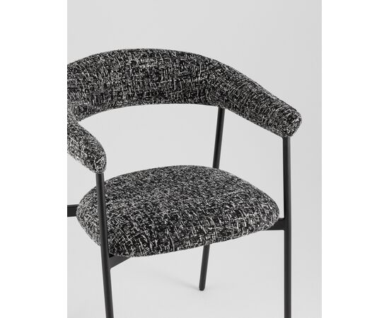 Стул обеденный Toko черно-белый, изображение 8 | Интернет магазин мебели и декора LifeDekor
