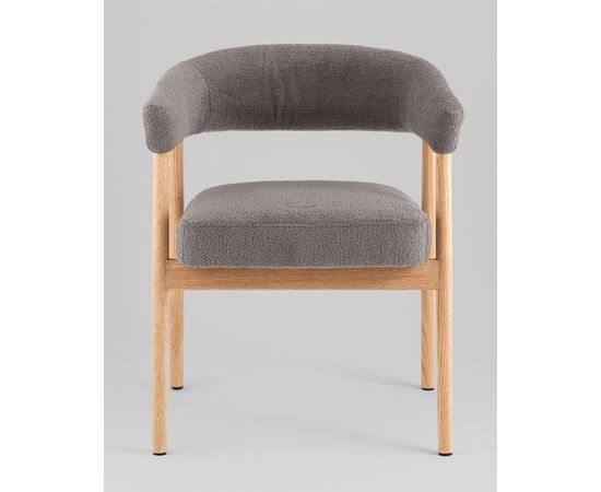 Стул обеденный Zubo с деревянными ножками темно-серый, изображение 3 | Интернет магазин мебели и декора LifeDekor