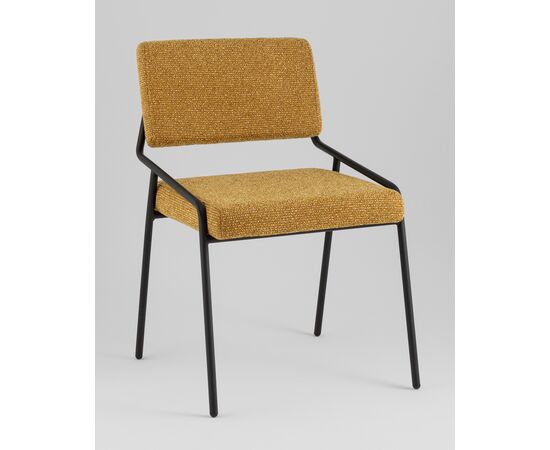 Стул Теллинг шенилл карри, изображение 2 | Интернет магазин мебели и декора LifeDekor