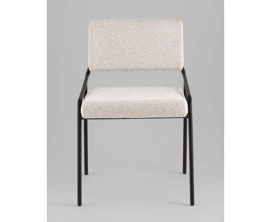 Стул Теллинг шенилл серо-бежевый, изображение 3 | Интернет магазин мебели и декора LifeDekor