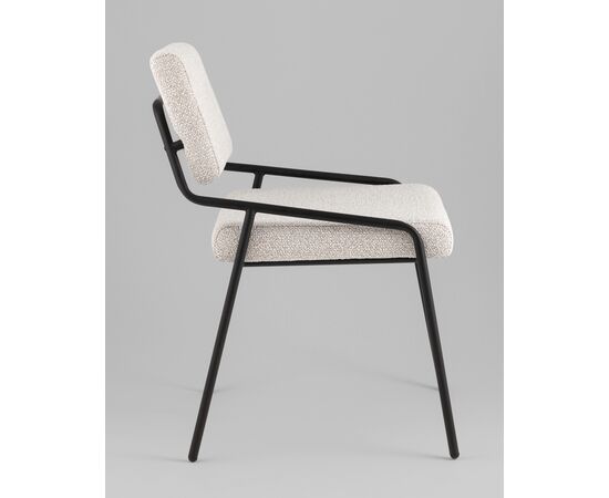 Стул Теллинг шенилл серо-бежевый, изображение 4 | Интернет магазин мебели и декора LifeDekor