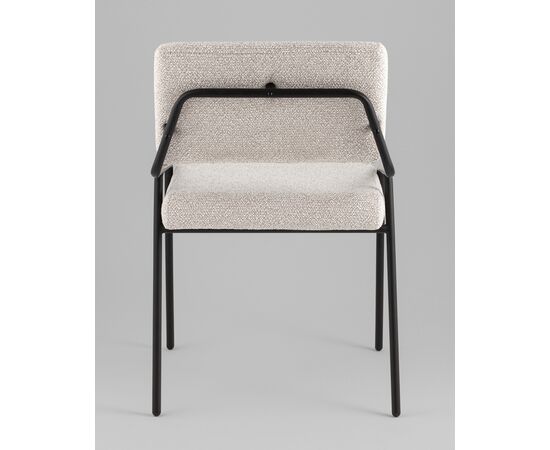 Стул Теллинг шенилл серо-бежевый, изображение 5 | Интернет магазин мебели и декора LifeDekor