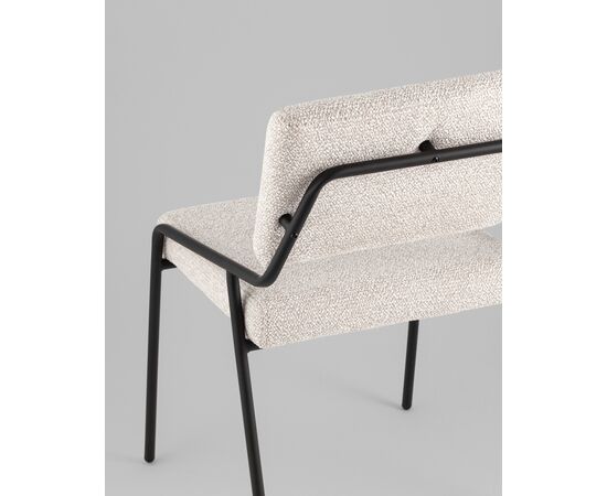 Стул Теллинг шенилл серо-бежевый, изображение 7 | Интернет магазин мебели и декора LifeDekor