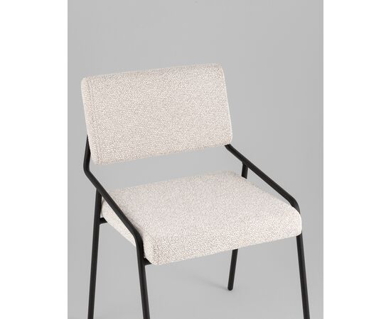 Стул Теллинг шенилл серо-бежевый, изображение 8 | Интернет магазин мебели и декора LifeDekor