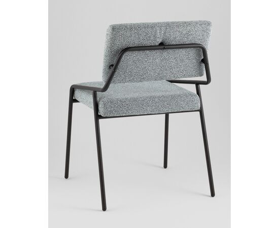 Стул Теллинг шенилл серо-синий, изображение 6 | Интернет магазин мебели и декора LifeDekor