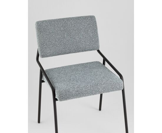 Стул Теллинг шенилл серо-синий, изображение 8 | Интернет магазин мебели и декора LifeDekor