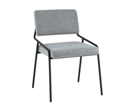 Стул Теллинг шенилл серо-синий | Интернет магазин мебели и декора LifeDekor