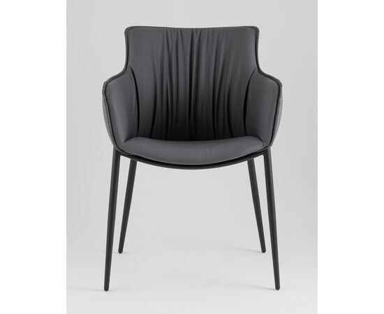 Стул Твигги экокожа темно-серый, изображение 3 | Интернет магазин мебели и декора LifeDekor