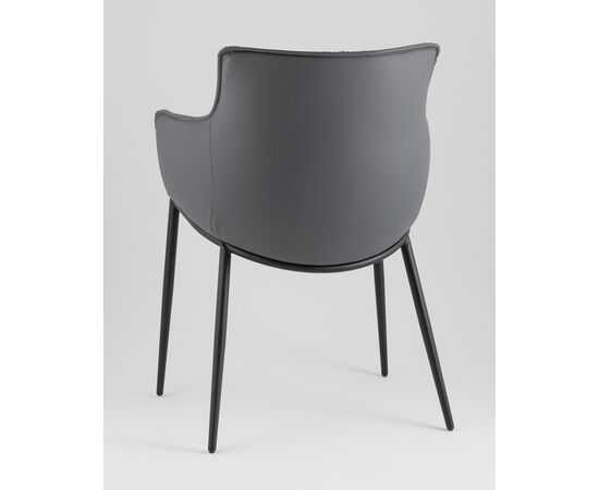Стул Твигги экокожа темно-серый, изображение 6 | Интернет магазин мебели и декора LifeDekor