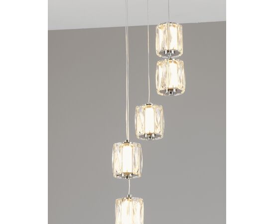 Светильник подвесной светодиодный Moderli V11718-PL Prismique, изображение 4 | Интернет магазин мебели и декора LifeDekor