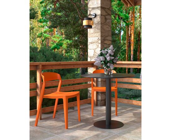 Стол обеденный Толедо D80 черный, изображение 10 | Интернет магазин мебели и декора LifeDekor