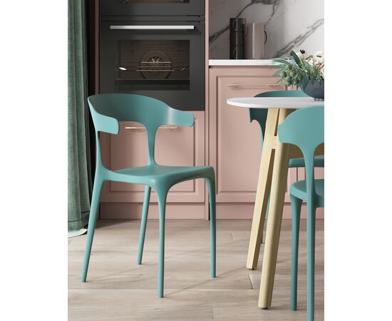 Стул Neo пластик темно-бирюзовый, изображение 6 | Интернет магазин мебели и декора LifeDekor