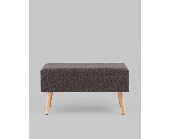Банкетка Сторми с ящиком темно-серый, изображение 19 | Интернет магазин мебели и декора LifeDekor