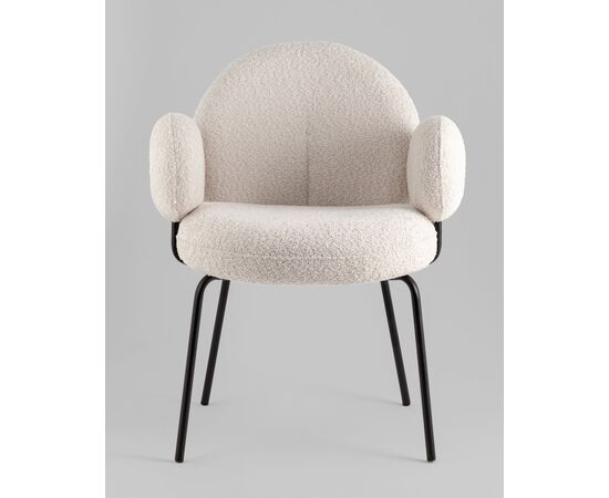 Кресло Nina M жемчужный, изображение 19 | Интернет магазин мебели и декора LifeDekor