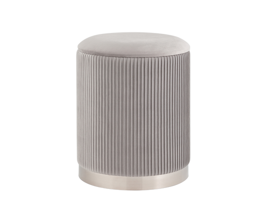 Пуф Шарлотта с ящиком серебро велюр серебристый, изображение 13 | Интернет магазин мебели и декора LifeDekor