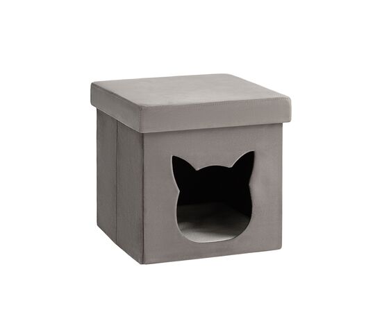 Пуф складной с ящиком Store Pet антрацитовый, изображение 20 | Интернет магазин мебели и декора LifeDekor