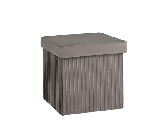 Пуф складной с ящиком Store Square антрацитовый, изображение 20 | Интернет магазин мебели и декора LifeDekor