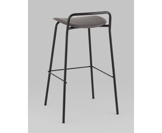 Стул барный Mantis экокожа темно-серый, изображение 30 | Интернет магазин мебели и декора LifeDekor