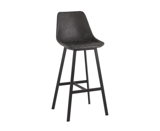 Стул барный TEXAS экокожа серый, изображение 25 | Интернет магазин мебели и декора LifeDekor