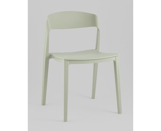 Стул Moris пластик серо-зеленый, изображение 14 | Интернет магазин мебели и декора LifeDekor