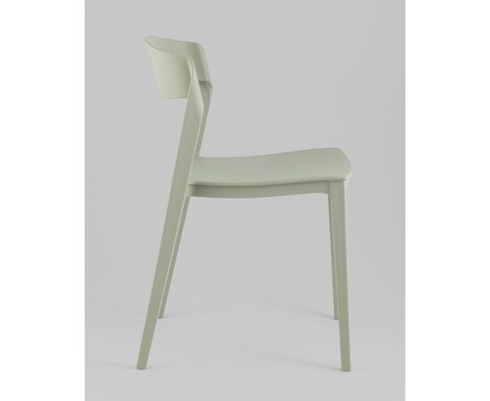 Стул Moris пластик серо-зеленый, изображение 17 | Интернет магазин мебели и декора LifeDekor
