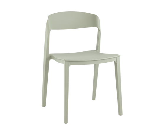 Стул Moris пластик серо-зеленый, изображение 13 | Интернет магазин мебели и декора LifeDekor