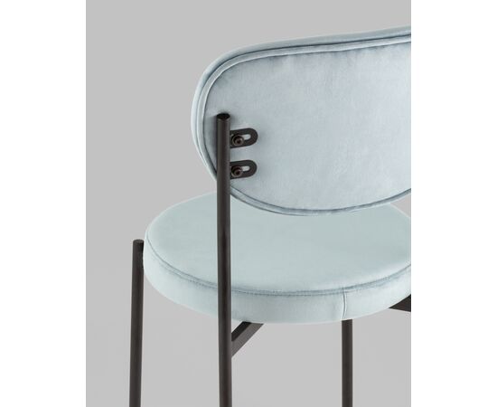 Стул обеденный Барбара велюр серо-голубой NC, изображение 33 | Интернет магазин мебели и декора LifeDekor