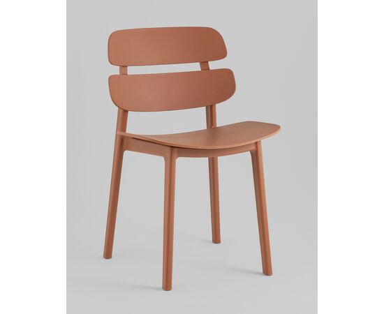 Стул обеденный Tony пластик коричневый, изображение 18 | Интернет магазин мебели и декора LifeDekor