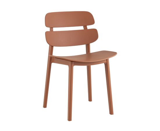 Стул обеденный Tony пластик коричневый, изображение 17 | Интернет магазин мебели и декора LifeDekor