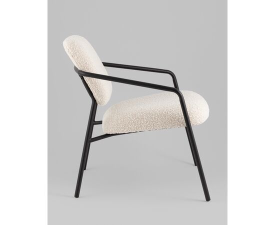 Кресло лаунж Rooney белый, изображение 22 | Интернет магазин мебели и декора LifeDekor