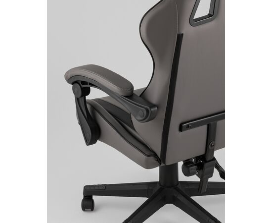 Кресло спортивное TopChairs Commander серо-черный, изображение 23 | Интернет магазин мебели и декора LifeDekor