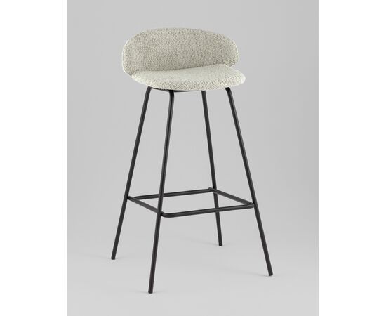 Стул барный Nita букле мятный, изображение 10 | Интернет магазин мебели и декора LifeDekor