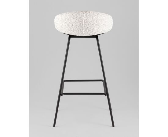 Стул барный Nita букле светло-серый, изображение 13 | Интернет магазин мебели и декора LifeDekor