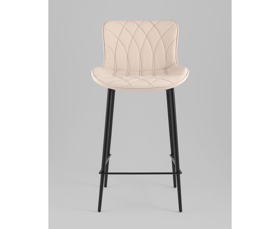 Стул барный Vault экокожа светло-серый, изображение 21 | Интернет магазин мебели и декора LifeDekor