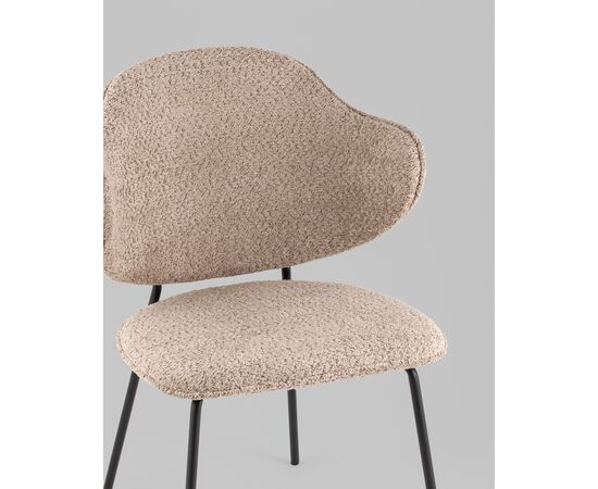 Стул Bellamy букле кофейный, изображение 16 | Интернет магазин мебели и декора LifeDekor