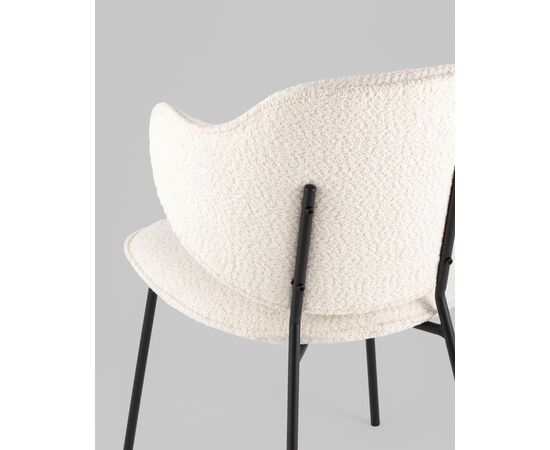 Стул Bellamy букле молочный, изображение 15 | Интернет магазин мебели и декора LifeDekor