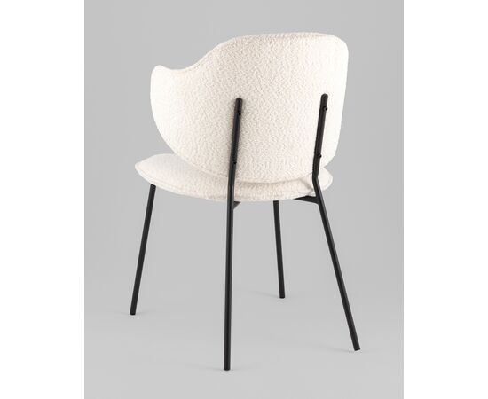 Стул Bellamy букле молочный, изображение 14 | Интернет магазин мебели и декора LifeDekor