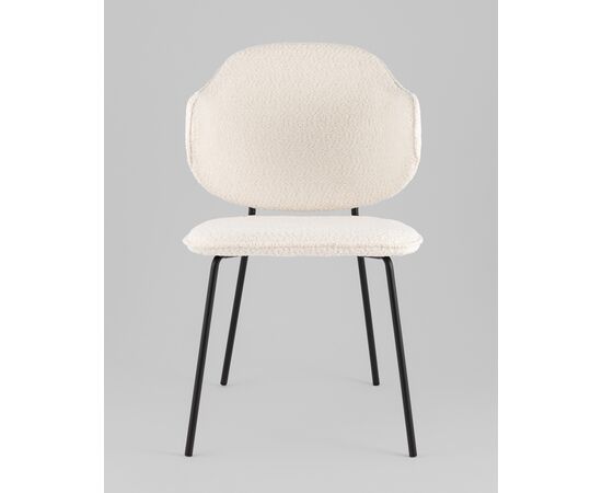 Стул Bellamy букле молочный, изображение 11 | Интернет магазин мебели и декора LifeDekor