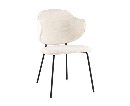 Стул Bellamy букле молочный, изображение 9 | Интернет магазин мебели и декора LifeDekor