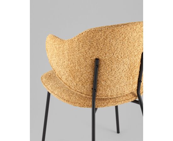 Стул Bellamy букле охра, изображение 15 | Интернет магазин мебели и декора LifeDekor