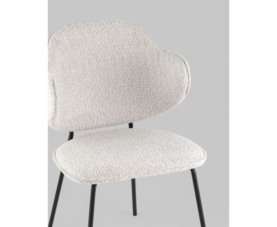 Стул Bellamy букле светло-серый, изображение 16 | Интернет магазин мебели и декора LifeDekor