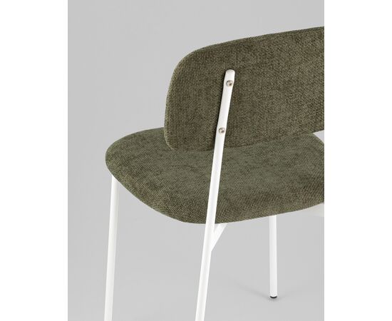 Стул Chao зеленый белые ножки 4 шт., изображение 23 | Интернет магазин мебели и декора LifeDekor