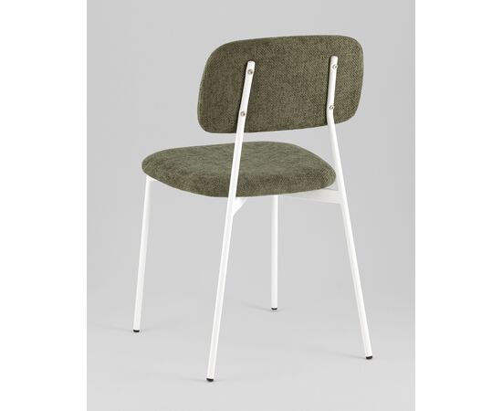 Стул Chao зеленый белые ножки 2 шт., изображение 20 | Интернет магазин мебели и декора LifeDekor