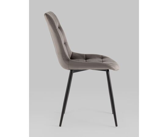 Стул Флекс New велюр антрацитовый 4шт., изображение 11 | Интернет магазин мебели и декора LifeDekor